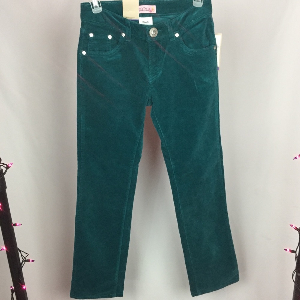 Levi’s Green Teal Corduroy Pants Jeans